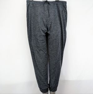 Size XL (32) Uniqlo Gray-Heathered Drawstring Activewear Lounge Jogger Pants